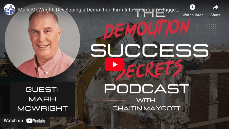 Demolition Success Secrets Podcast Title Image