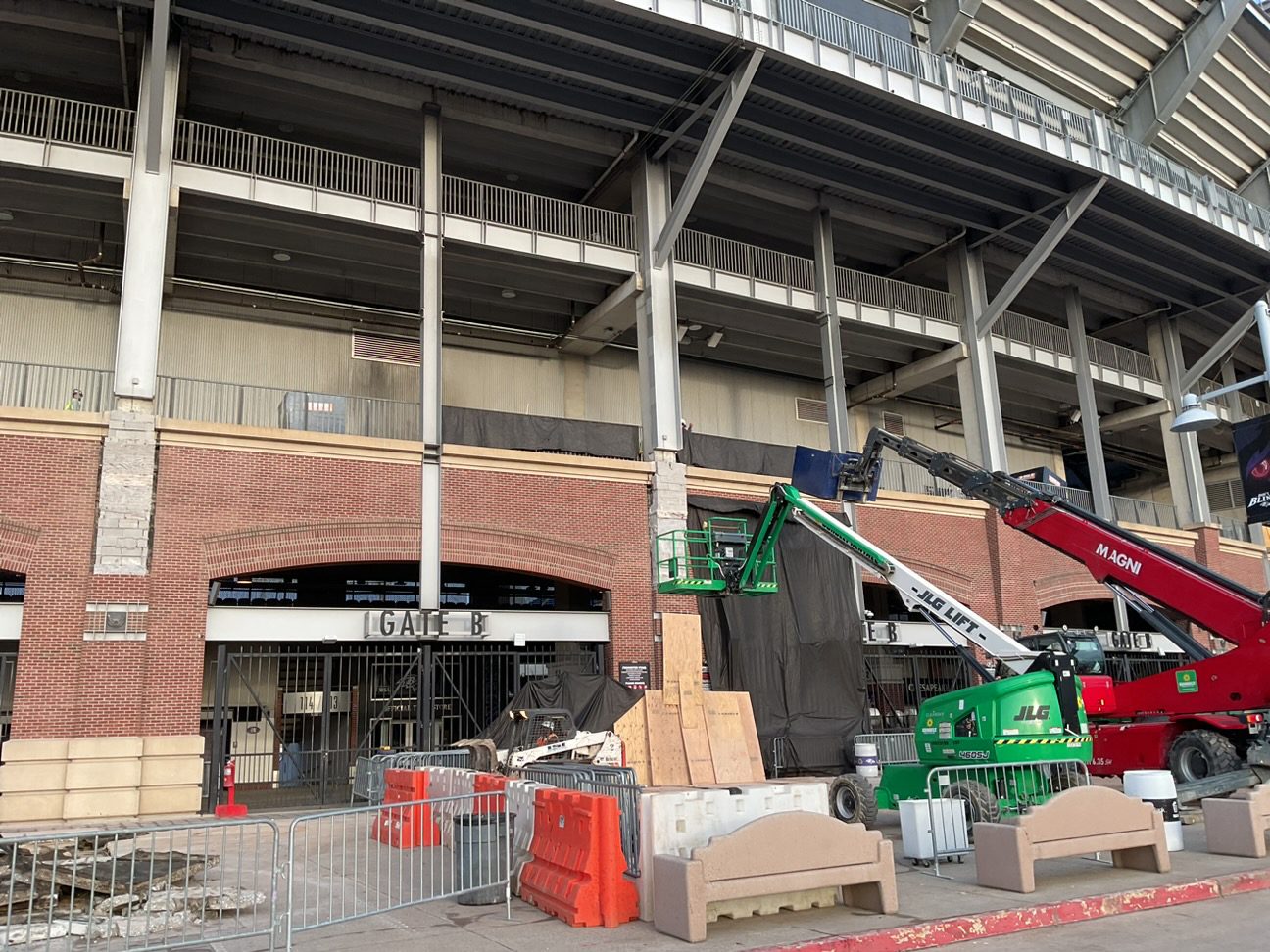 Demolition crews preparing for renovations at Ravens Stadium