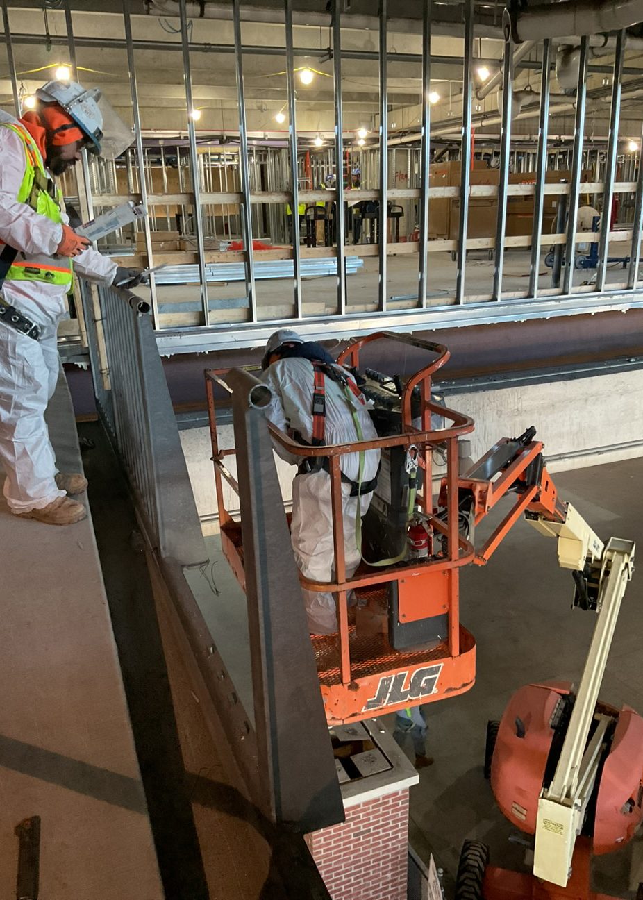 Demolition in progress at M&T Bank Stadium ahead of renovations