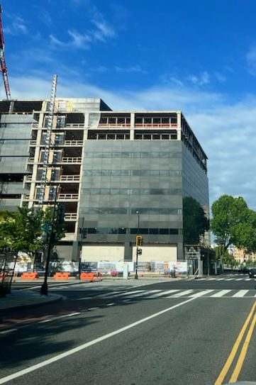 Demolition at 111 Massachusetts Avenue in Washington DC