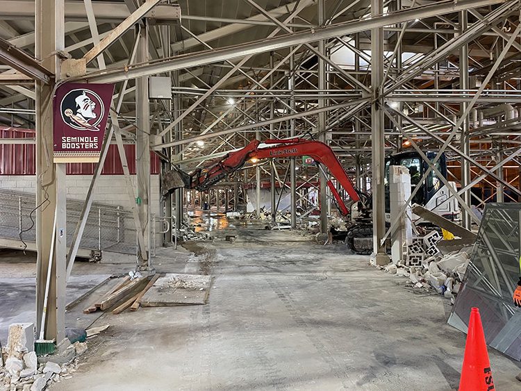 Stadium demolition in Florida