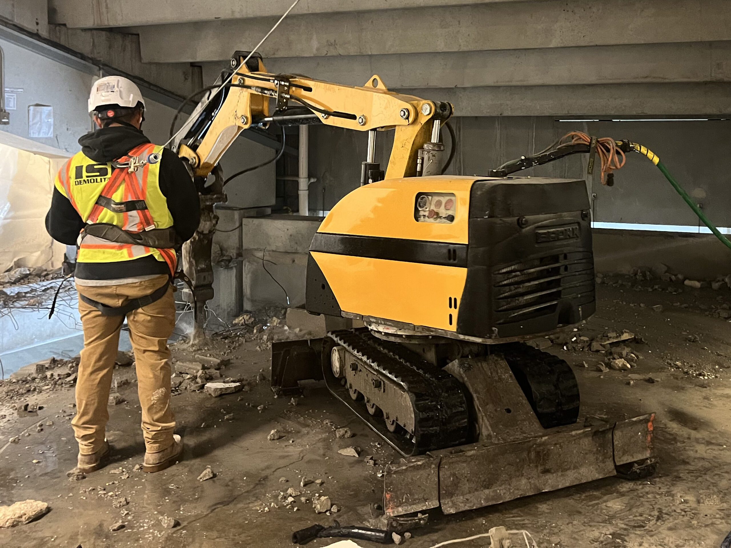 Robotic Demolition at M&T Bank Stadium