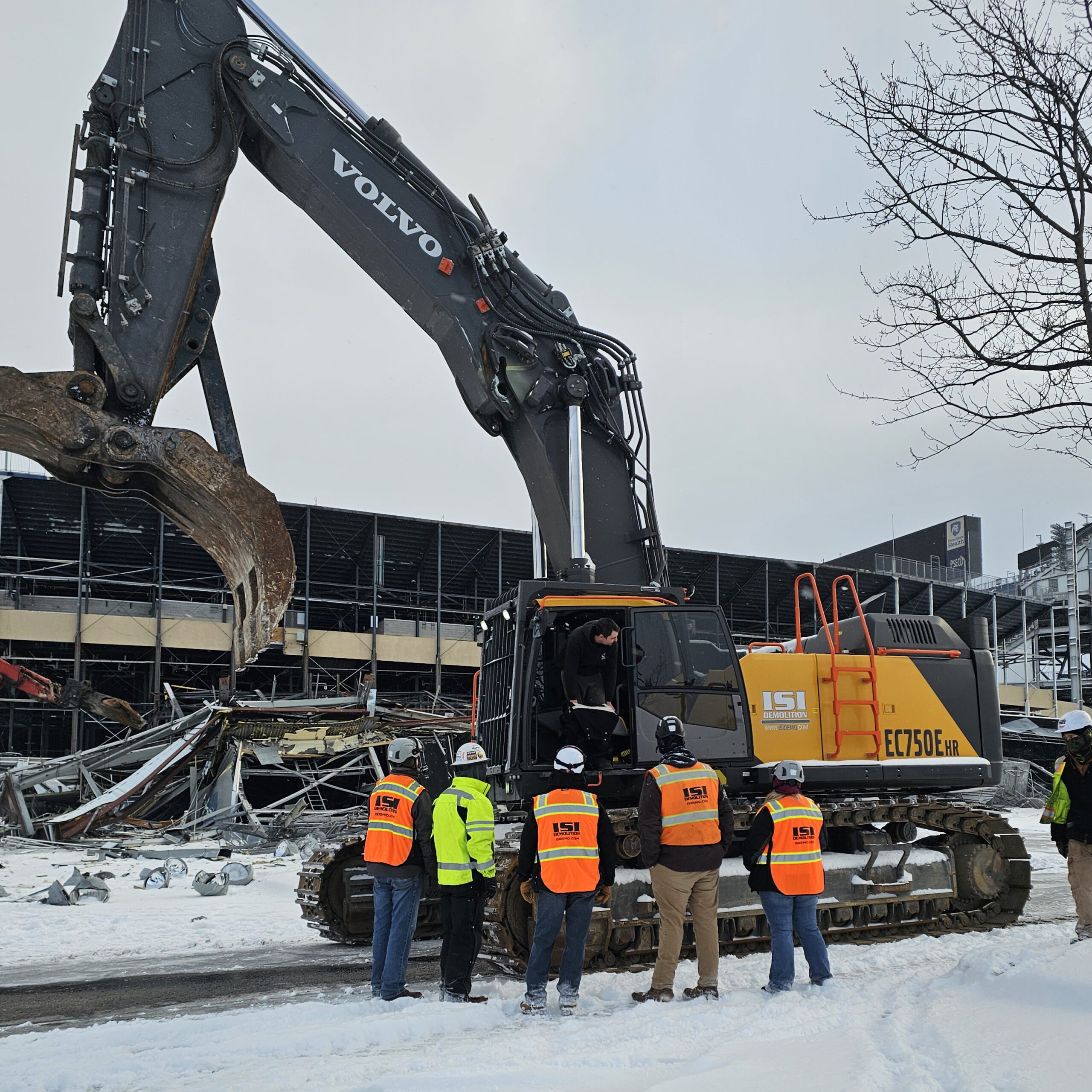 ISI Demolition Team in the Snow