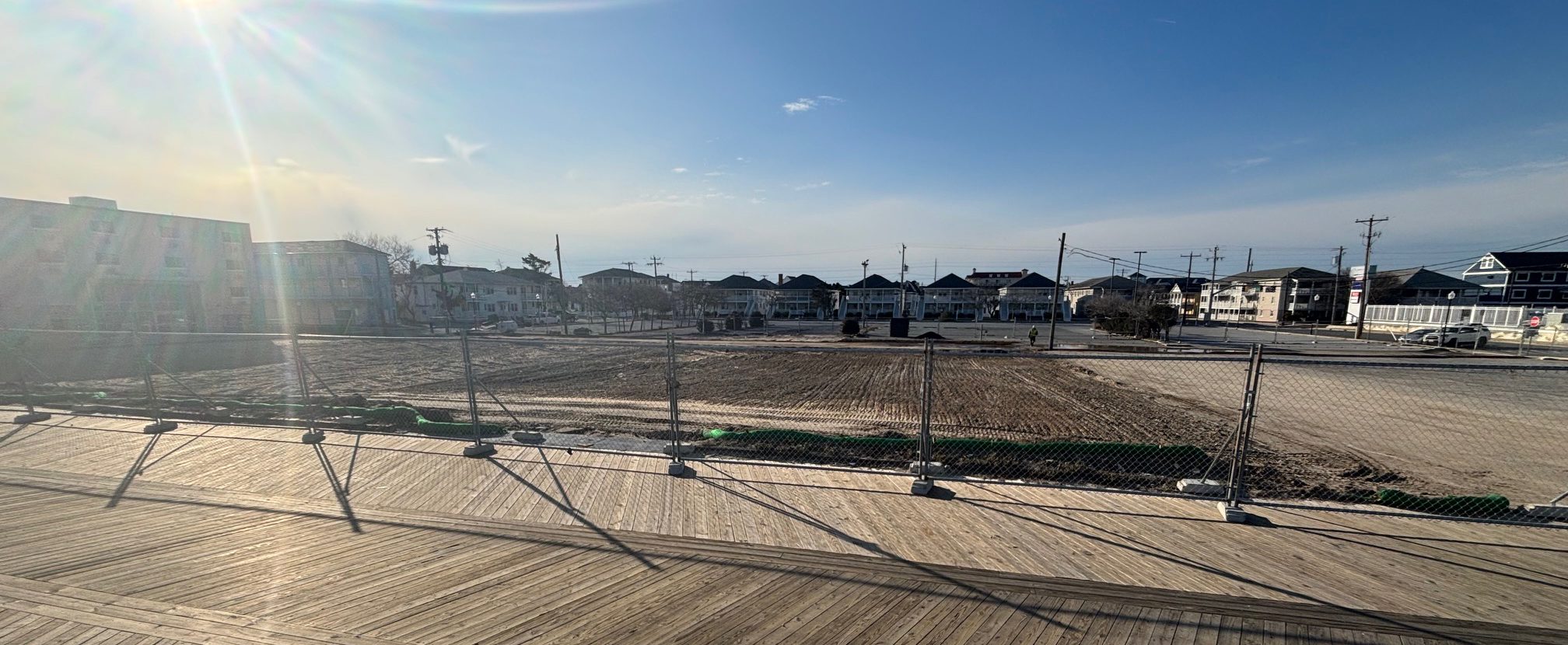 Former site of the Beach Plaza Hotel in Ocean City, Maryland