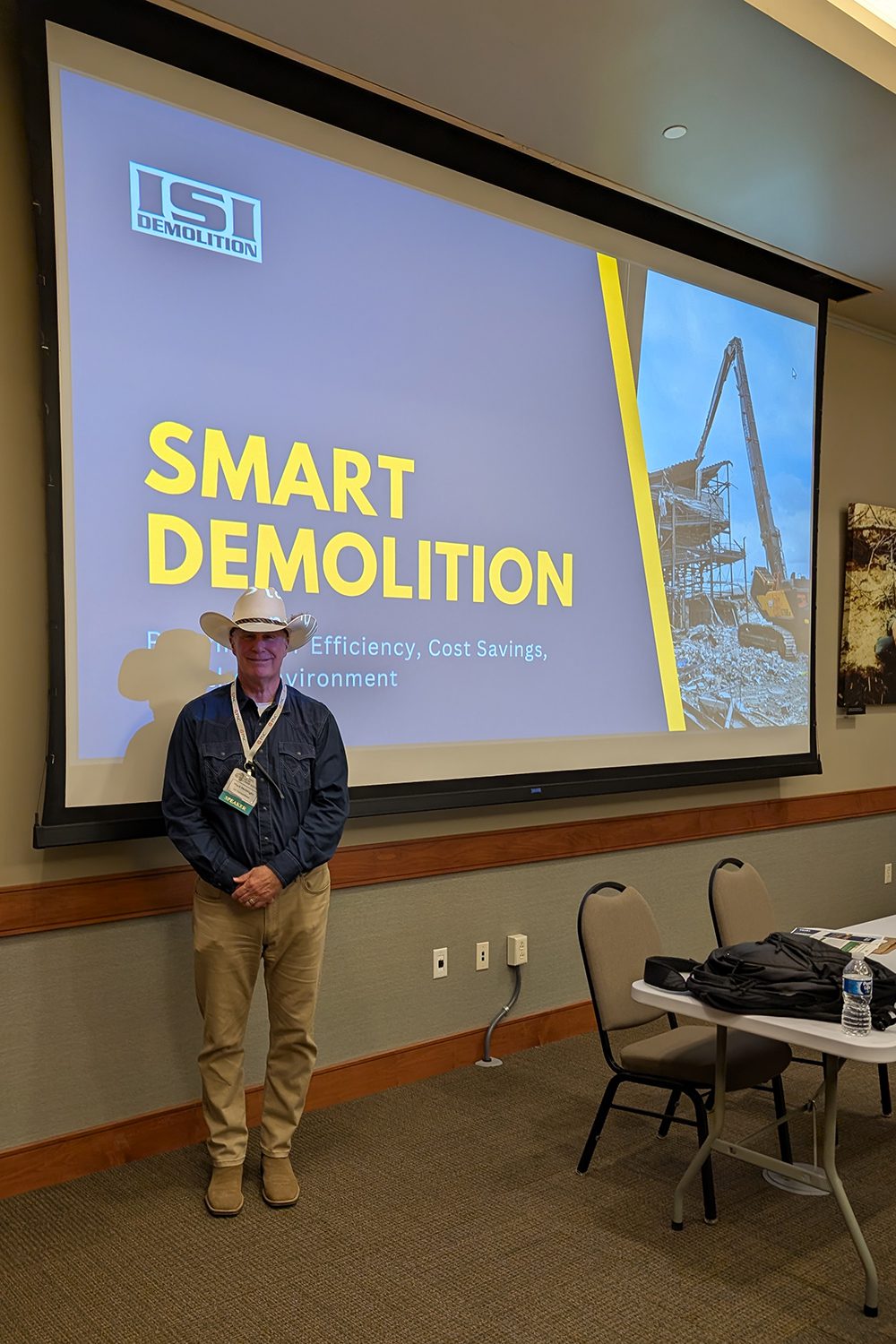 Mark speaking at the conference