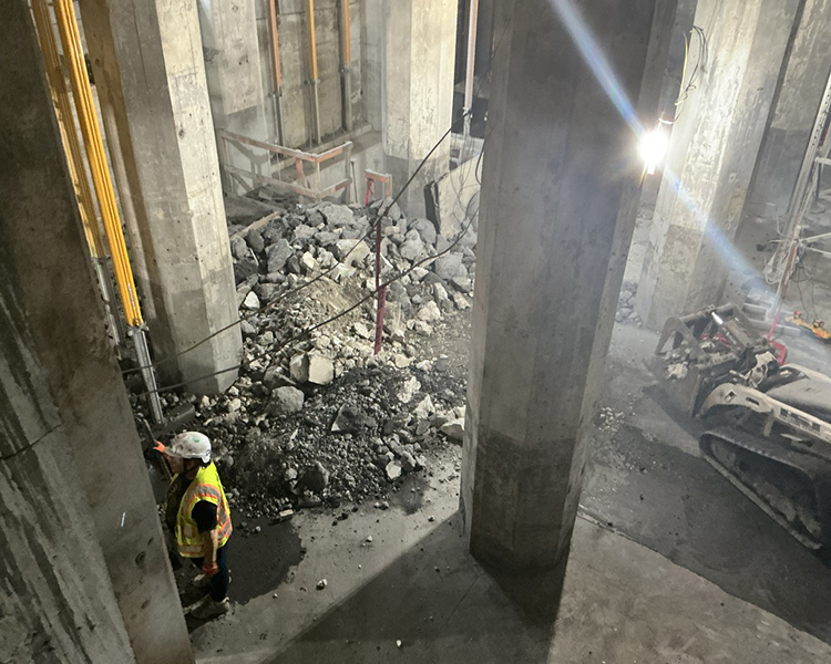 Interior Interior Demolition at Old Mill