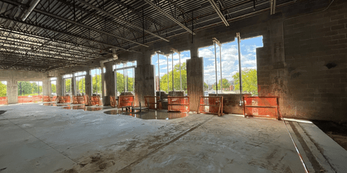 Interior demolition to repurpose an older building