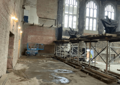 interior demolition for a Baltimore City High School