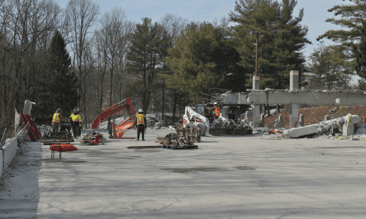 Crews finishing up demolition at GBMC Hospital